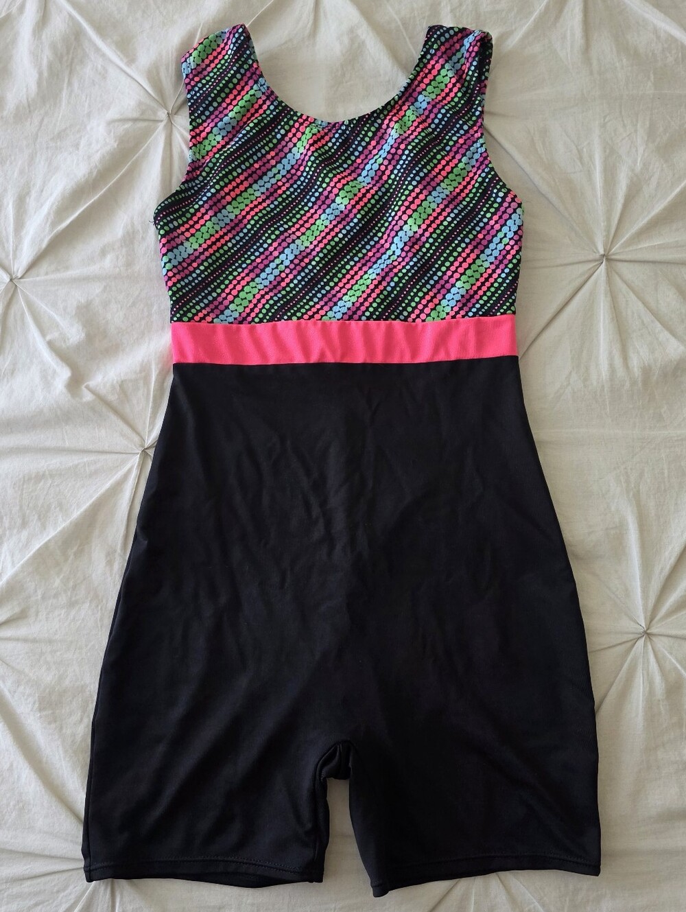 Freestyle by Danskin Girls L Gymnastics Unitard Leotard